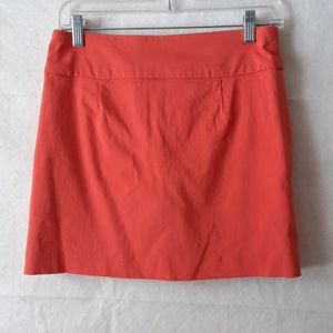 Eight Clovers Stretchy Orange Mini Skort Ladies Size 4 Petite
